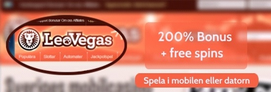 Besök Leo Vegas och titta på deras spel och kampanjer
