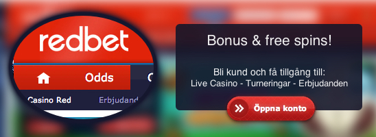 Hämta bonus hos Redbet